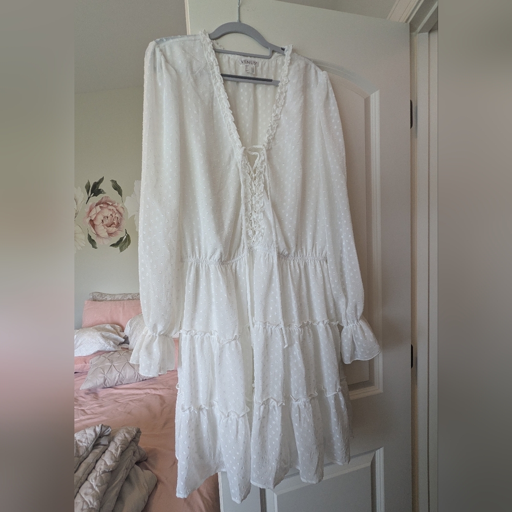 VENUS White Mini Dress